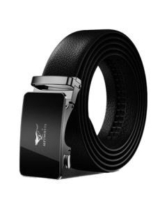 Septwolves Genuine Leather Men's Belt with Automatic Buckle - Practical Business Birthday Gift for Boyfriend, Husband, or Dad