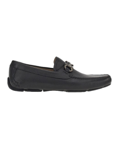 Ferragamo Men's Black Driving Shoes 0755610_3E _ 70 Gift for Boyfriend