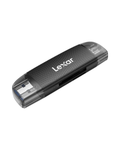 Lexar USB3.2 Card Reader TF/SD 2-in-1 USB/Type-C Dual Port for Drones Cameras Monitoring, Compatible with iPhone 16 Android Phones Computers