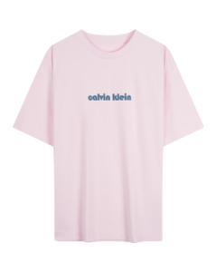 Calvin Klein Jeans [Sun Protection] 25 Early Fall New Men's Casual CK Printed Plain Loose Short-Sleeve T-Shirt