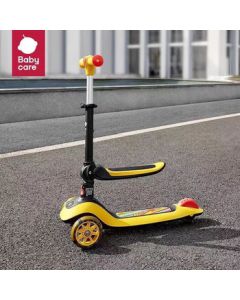 babycare BC2204029 Modik Scooter Rock Yellow Easy Carry One-Button Fold