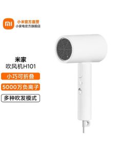 Xiaomi (MI) Portable Hair Dryer H101 Foldable Hair Dryer with Negative Ion Care - White - CMJ04LXW