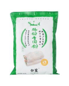 White Shark Rice Flour for Cheung Fun 500g, Homemade Cantonese Rice Noodle Roll Breakfast Mix, Guangdong Cheung Fun Premix