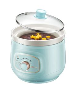 Little Bear Electric Stew Pot Soup Pot 2L Household Stewing Pot Blue DDG-D20Z6