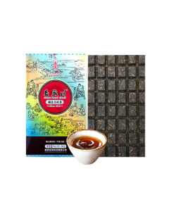 Chang Sheng Chuan Tea Dark Tea Chocolate-style Qing Brick Tea 280g, Selected Three-Year-Old Brick Tea for Brewing Inner Mongolia Milk Tea