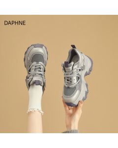 DAPHNE Retro Chunky Sneakers for Women, 2025 Autumn New Platform Thick-Sole Casual Shoes, Slimming Soft-Bottom Sports Shoes