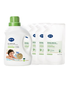 Dexter Baby Enzyme Laundry Detergent for Infant Underwear, Gentle Stain Removal, 1kg + 500g*4