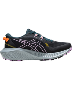 ASICS Women's Cushioned Trail Running Shoes GEL-EXCITE TRAIL 2 Black/Purple 37