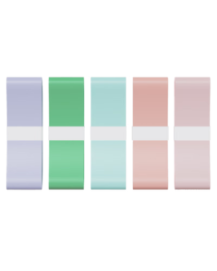 JingDong JingZao Badminton Racket Grip Tape 5-Pack, Sweat-Absorbent Wrapping Band for Tennis Rackets and Fishing Rods, Macaron Color Series