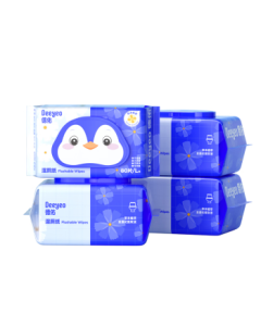 Deyo Flushable Wet Wipes Family Pack 80 Sheets * 4, Toilet Cleaning Wet Wipes, Feminine Hygiene Wipes, Gentle and Skin-Friendly