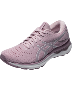 ASICS Women's Running Shoes Cushioned Comfort Breathable Sports Shoes GEL-NIMBUS 24 Pink Purple 37