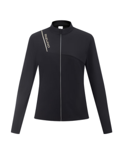 MIZUNO RHYTHM Series Women's Casual Stand Collar Knitted Jacket 09/Black M