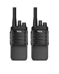 TCL【Twin Pack】Walkie Talkie HT6 Plus - Ultra Long Standby, Professional High-Power Long-Range Outdoor Wireless Handheld for Business, Office & Civil Use (Includes USB Cable)