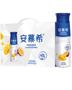 Yili Amx Mango Passionfruit Greek Style Yogurt 230g*10 Bottles/Box, Produced May-June, Exclusive for Southern China