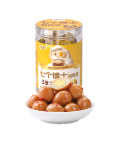 Jinzai Seven Doctors Antibiotic-Free Quail Eggs, Fresh Ready-to-Eat Marinated Eggs, Office Snack, Braised Flavor, 260g