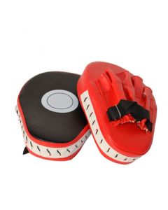 Jian Jun Shuo Punching Target Red Professional Boxing Mitts Curved Punching Pads Taekwondo Training Kicking Targets (1 Pair)