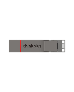 Lenovo ThinkPlus 512GB Dual-Port Solid-State Flash Drive TU280Pro Series with Up to 1000MB/S Read Speed, High-Capacity Metal USB Drive