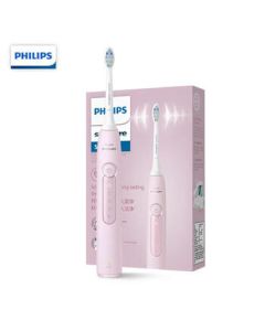 Philips (PHILIPS) Electric Toothbrush with Microfoam Water Flow Technology, DiamondClean 3 Series, Smart Pressure Sensor, Long Battery Life HX5171/04 Crystal Pink