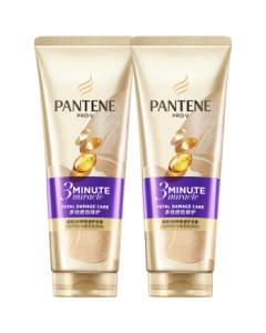 Pantene 3-Minute Miracle Conditioner Multi-Effect 180ml*2 JD Self-Operated Hair Mask-Level Nourishment, Smoothing & Long-Lasting Fragrance