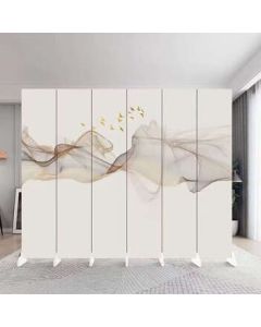 Angled Folding Screen Partition with Multiple Pattern Options 400*30*1800mm PF-001