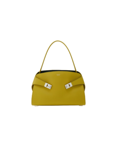 Ferragamo Women's Hug Soft Two-Tone Shoulder Bag (Medium) 0784587 - Gao Yuanyuan Same Style - Gift for Girlfriend