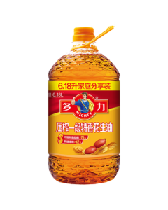Doly [Same as Zhang Ruoyun's Choice] First Grade Premium Fragrant Peanut Oil 6.18L Cooking Oil, Physically Pressed