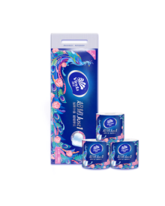 Vinda Core Toilet Paper Super Tough 4-Ply 180g*10 Rolls National Trend Design Bulk Bath Tissue Toilet Roll