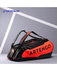 Decathlon Backpack Tennis Bag Badminton Bag Large Capacity 930 Medium Backpack - Red Black 2395410
