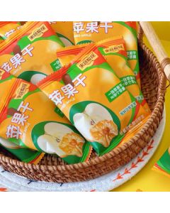 Fruit & Veg Secret Explorer Yantai Red Fuji Apple Dried Slices, Approx. 8 Packs, 90g Total, No Additives, Snack for Elderly, Children & Pregnant Women