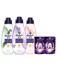 Comfort High-Performance Fabric Conditioner Cedarwood, White Peach, Orchid & Rose 700g*3 + 300g (Random Fragrance)