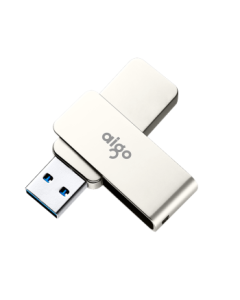 aigo 64GB USB3.2 Flash Drive High-Speed Office Computer USB Flash Drive with 220MB/s Read Speed Customizable Metal USB Drive Large Capacity Storage U330 Series