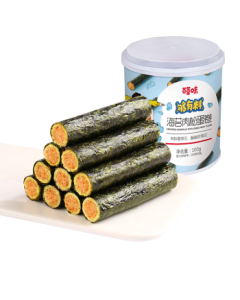Bestore Seaweed Pork Floss Roll 100g - Trendy Snack, Leisure Food, Stuffed Seaweed Sushi, Kids Rice Mix-In