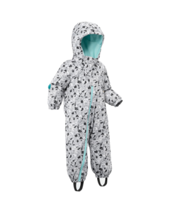 Decathlon Baby Jumpsuit - Warm, Lightweight, Dry, Waterproof, Comfortable, Soft, Easy to Wear and Take Off - Gray 89/95cm-4587704