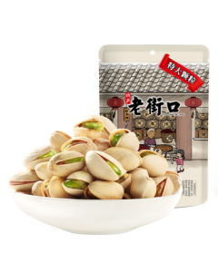 Laojiekou Pistachios Snacks Daily Nuts Roasted Nuts Specialty Dried Kernels Unbleached Bulk 250g/Bag