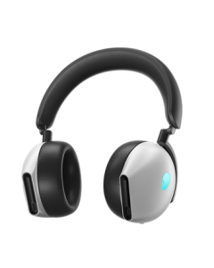 Alienware AW920H Triple-Mode Bluetooth Gaming Headset for Delta Operations, Over-Ear Esports Headphones with Wired/Wireless Smart Noise Cancellation [JD Exclusive] White