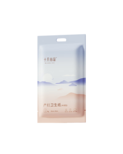 October Crystal Knife-Cut Maternity Paper Extra Long (34*60cm) Postpartum Special Toilet Paper 1 Bag (250g*4 Rolls)