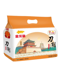 Jinlongyu Noodles Knife-Cut Noodles 1kg Northwest Style Wide Noodles for Oil-Splashed Noodles or Stewed Noodles