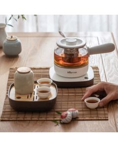 Bear ZCQ-A05S1 Tea Maker Set, Constant Temperature Health Kettle, Mini Insulated Electric Kettle, Hot Water Kettle, Herbal Tea Kettle, Black Tea Kettle, 0.5L