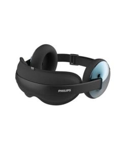PHILIPS Eye Care Mask with Light Blocking, Noise Reduction, Dual Hot & Cold Therapy, Sleep Music, Heat & Ice Compress for Fatigue Relief - PPM5302E