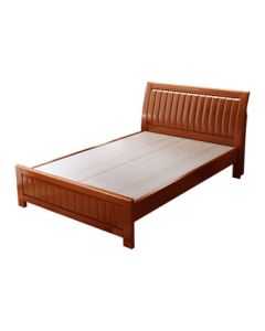 Jinlida Minimalist Wooden Single Bed 1.2m*2m with Mattress + Nightstand