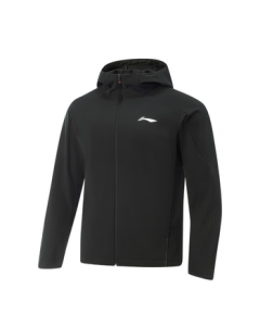 Li-Ning Fleece-Lined Reflective Water-Repellent Softshell Jacket for Men - 2025 Autumn/Winter Versatile Sports Coat AFDVB55