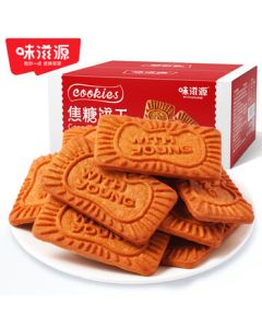 Weiziyuan Caramel Flavor Biscuits 500g/Box Crispy Cookies Snacks