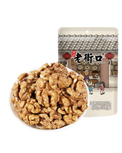 Laojiekou Original Flavor Walnut Kernels 250g/Bag Shelled Roasted Fresh Thin-Skinned Walnut Meat Snack Daily Nuts
