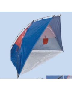 Tent GB-134-1}

Analysis: The functional noun "tent" is retained as the main body of the product, and the model GB-134-1 is retained as the specification parameters. The scene descriptor "beach fishing" is removed, and because there are no specific quanti