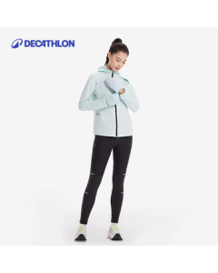 Decathlon Women's Windproof Casual Running Jacket Outdoor Fitness Hooded Windbreaker-5535317