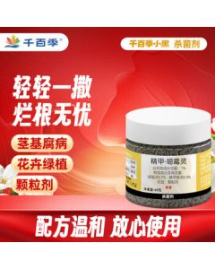 Qianbai Season Black Gold Hymexazol Granules - Flower Medicine for Succulents, Potted Plants, Root Rot, Wilt, and Root Decay Fungicide