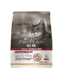 Full price cat food for adult cats and kittens 400g}  

Parsing process:
1. Remove the brand name "Guanneng" and the non-functional description "(new and old packaging random)"
2. The main body of the merged product is the functional noun "full-price cat 