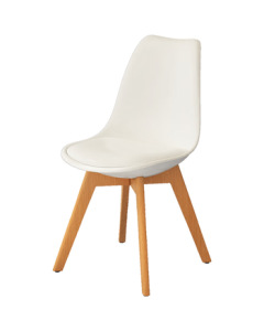 Fanshe Chair Dining Chair with Solid Wood Legs Tulip Backrest Meeting Chair Small Home Restaurant Table Chair