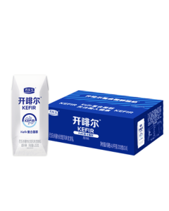 Junlebao Kefir Flavored Fermented Milk, Original Flavor Yogurt 200g*24, Family Bulk Pack, Mid-Autumn Festival Gift