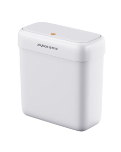 Jiabangshou Narrow Gap Trash Can 8L, Household Press-to-Open Bathroom Toilet Living Room Kitchen Bedroom Narrow Space with Lid